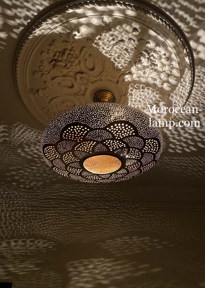 	Lampes suspendues de style marocain - Éclairage de lampe suspendue en laiton - Depuis